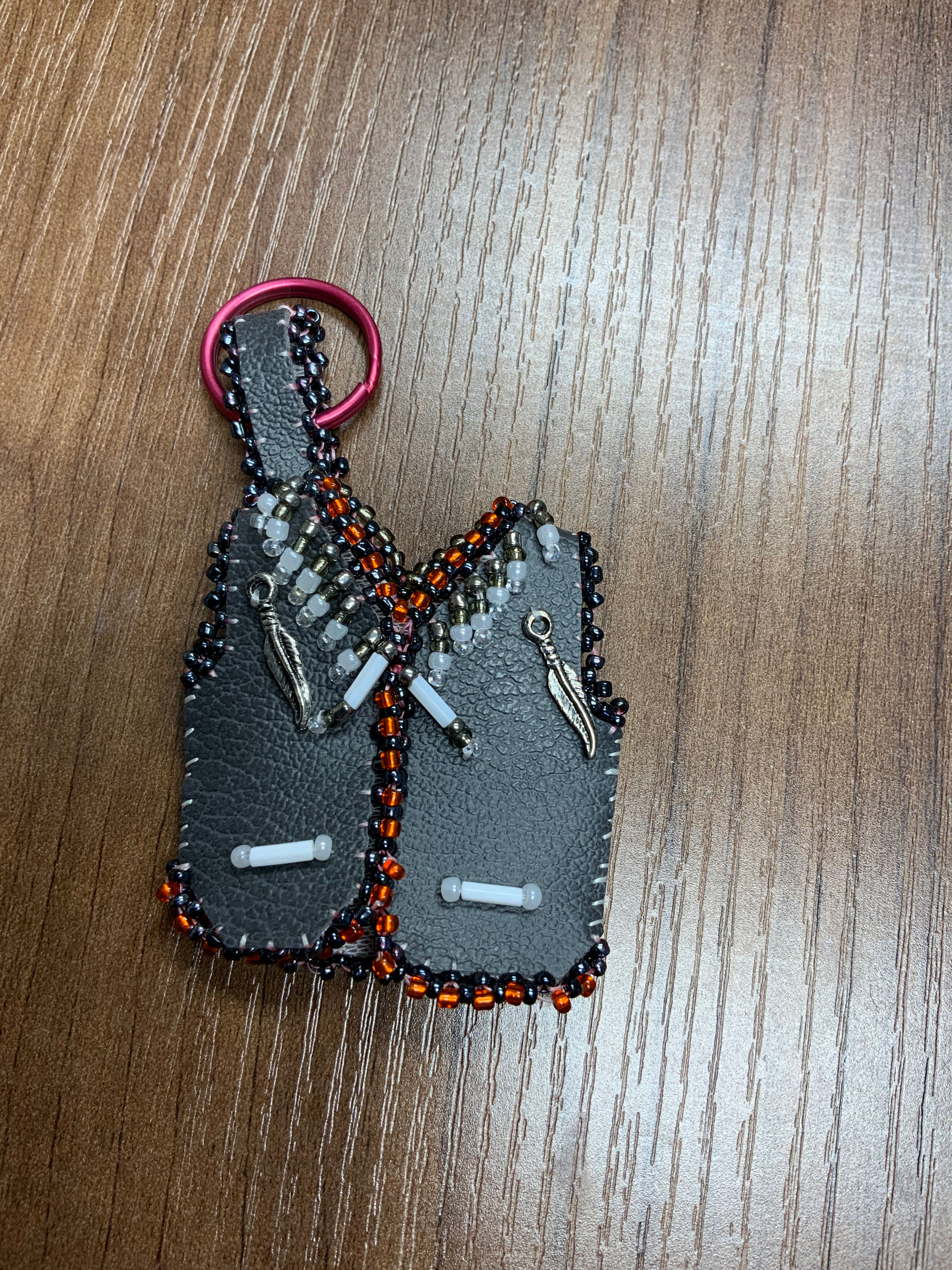 Leather Vest Keychain
