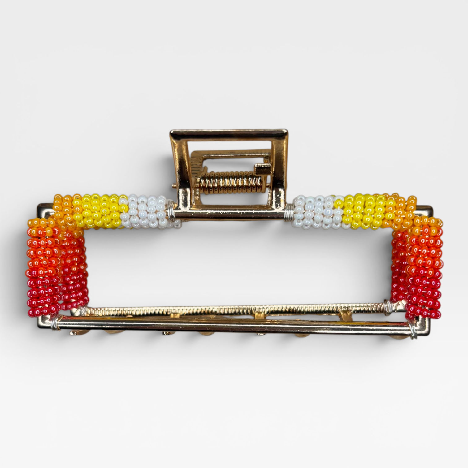 Ombré Beaded Hair Clip