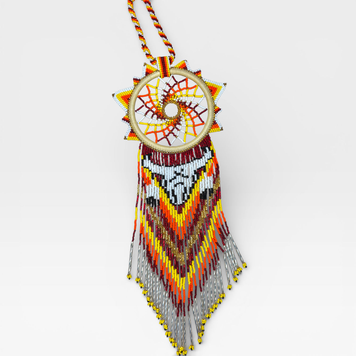 Buffalo Skull Dreamcatcher 