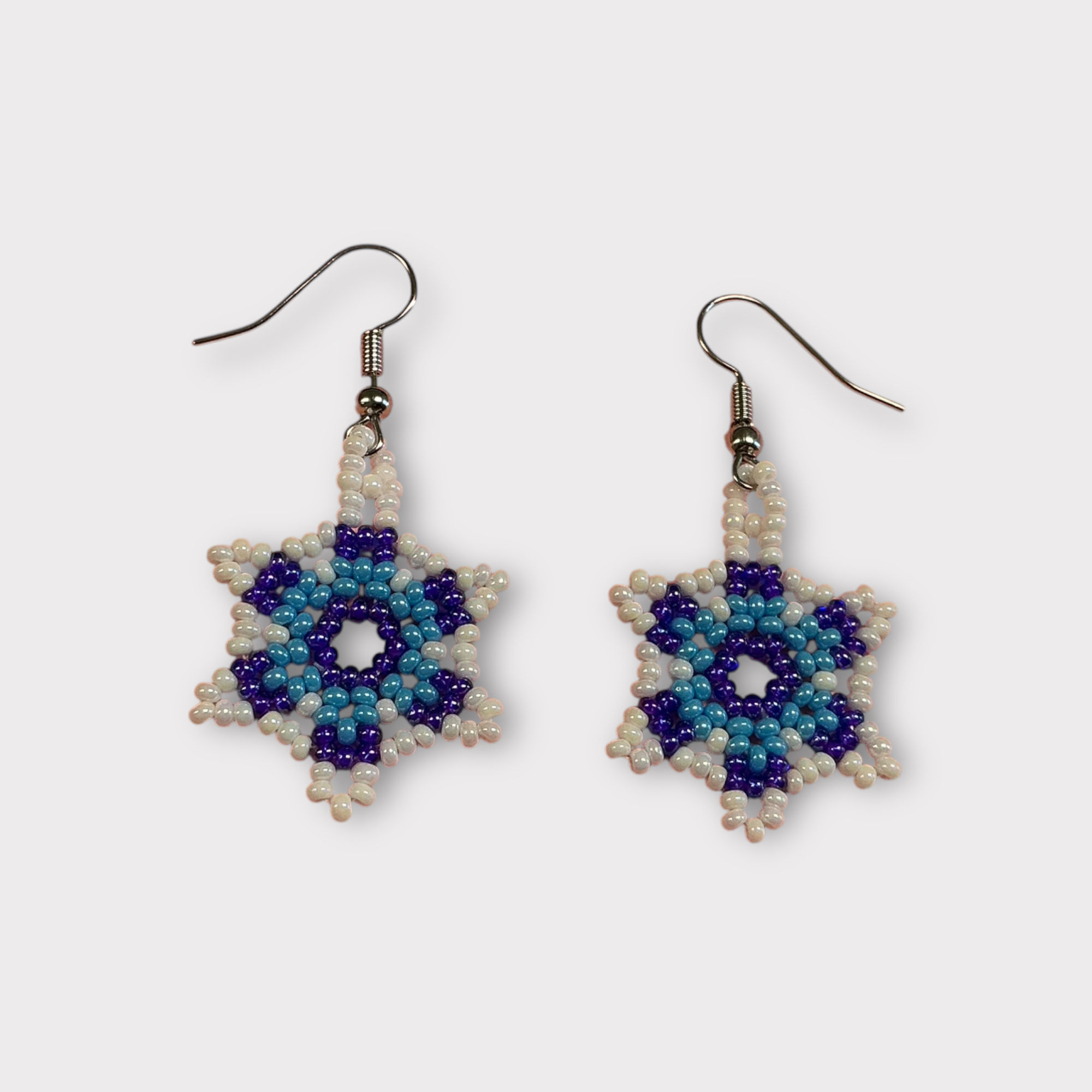 Beaded turtle earrings 