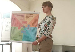 Prezentuję szwajcarskim doradcom oraz psychologom jedno z narzędzi opracowanych w Polsce dla doradcó