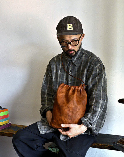 Wild Deer Skin Drawstring Bag | adequate