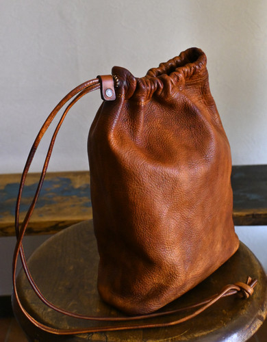 Wild Deer Skin Drawstring Bag | adequate