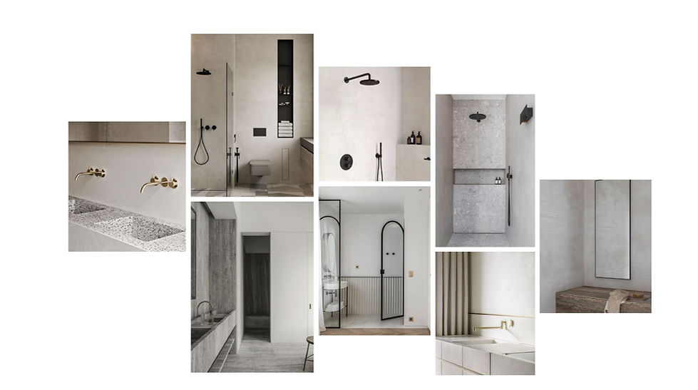 Planche ambiance salle de bain
