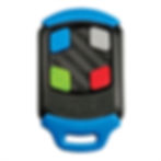 CentSys NOVA remote control 433MHz blue