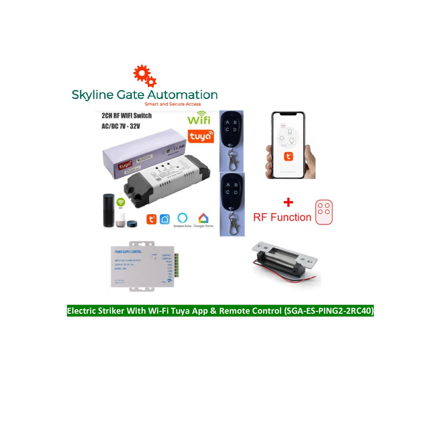 Electric Striker Controlled by Smartphone App