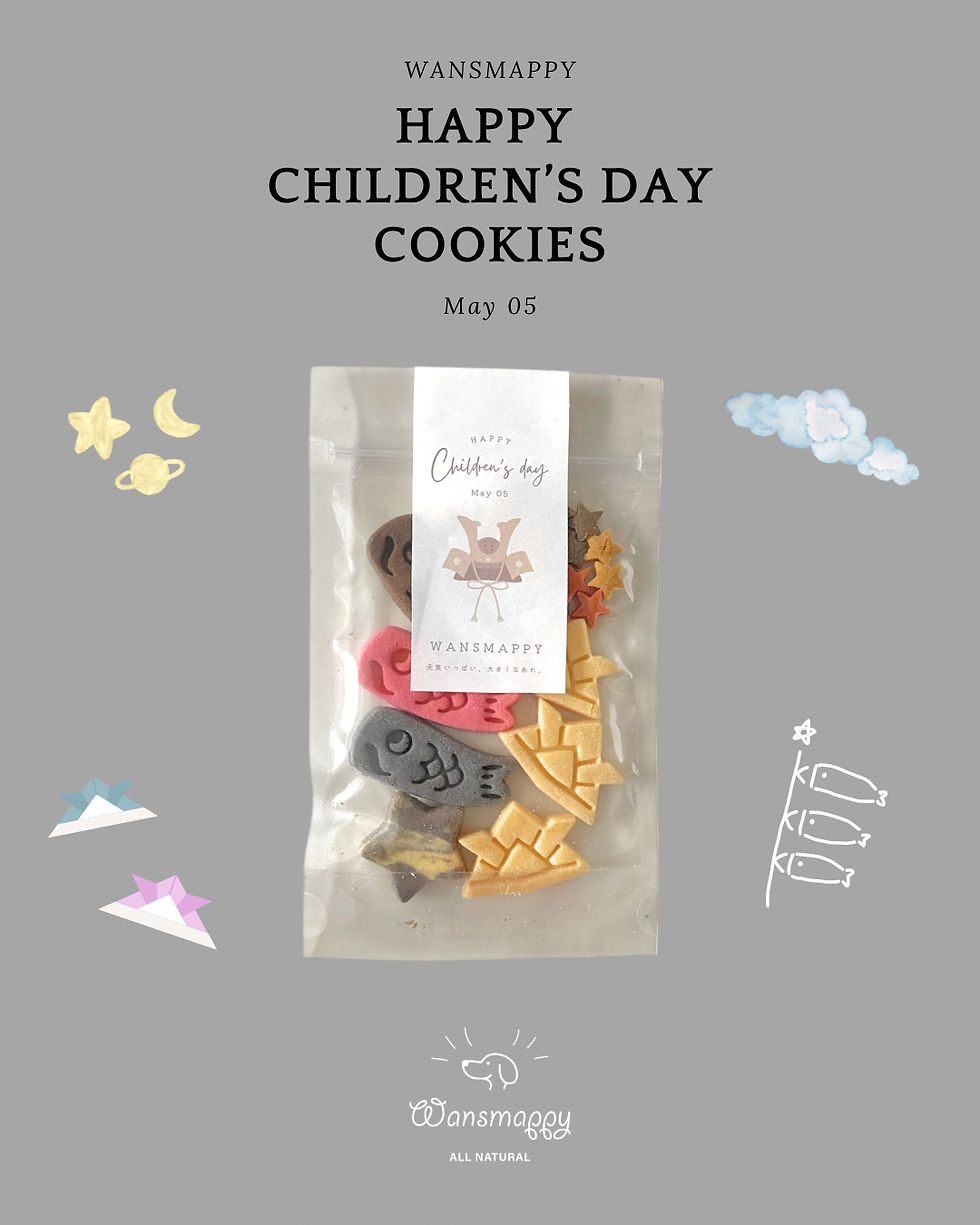 サムネイル： こどもの日限定米粉クッキー