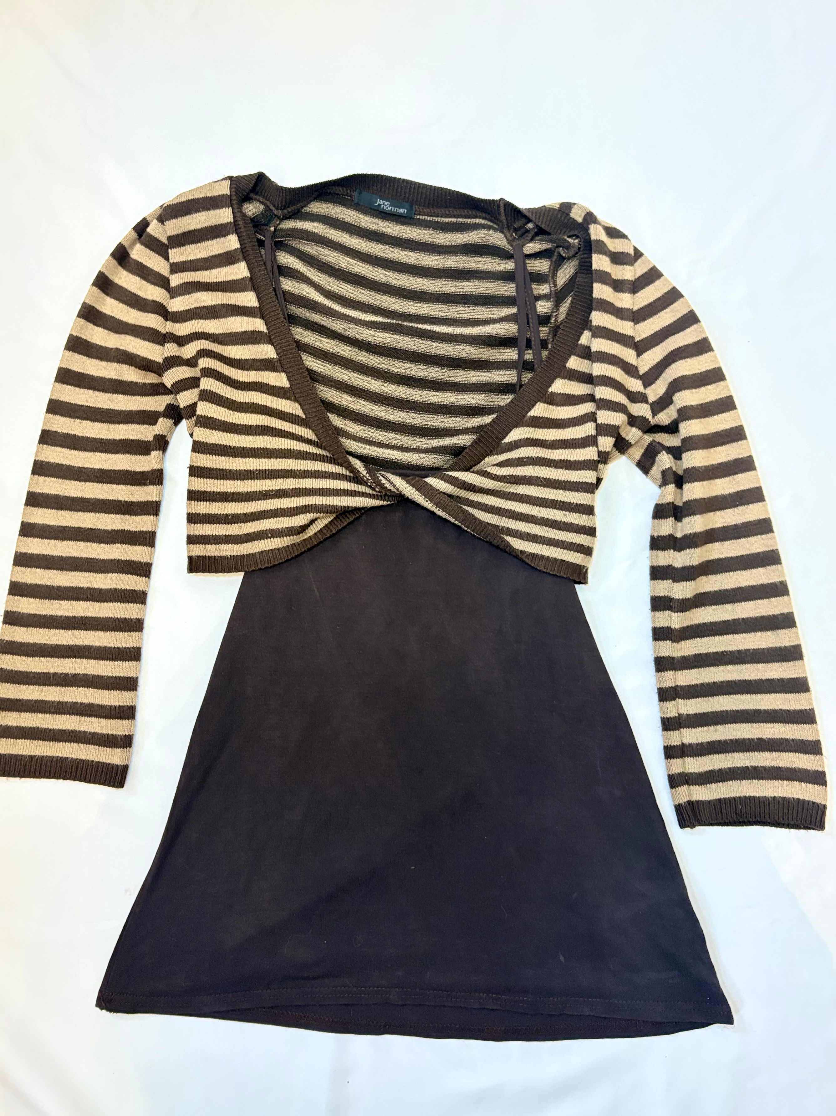 Striped Long Sleeve Top - size medium