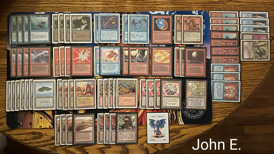 Four Horsemen Old School Magic the Gathering Tournament Deck Picture