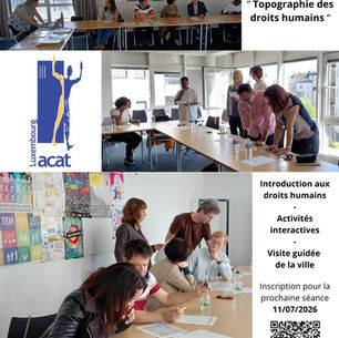 Atelier et visite guidée à Luxembourg-Ville ! - 11 juillet