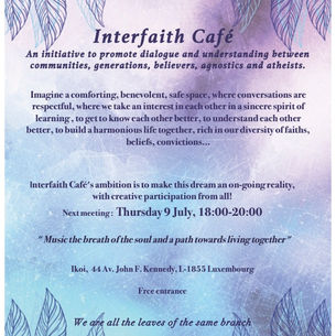 Interfaith Café (Thursday 9 July, 18:00-20:00)