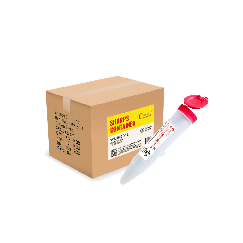 Sharps Container 0.1L – 250pcs Carton