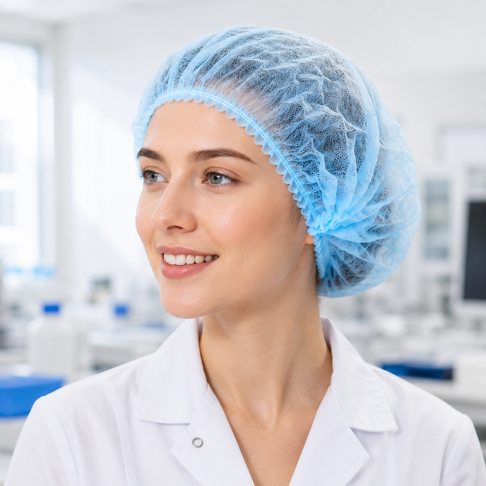 Thumbnail: Disposable Bouffant Cap-100Pcs/bag