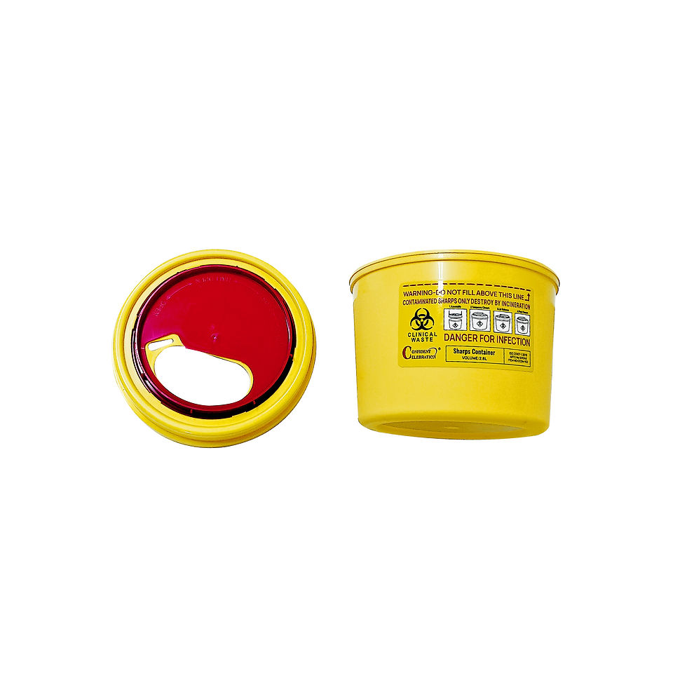 Thumbnail: Sharps Container 2.8L Yellow – 30pcs Carton