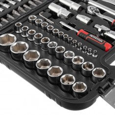 Миниатюра: Набір інструментів 1/2 "& 1/4", 94 од., Cr-V INTERTOOL ET-8094
