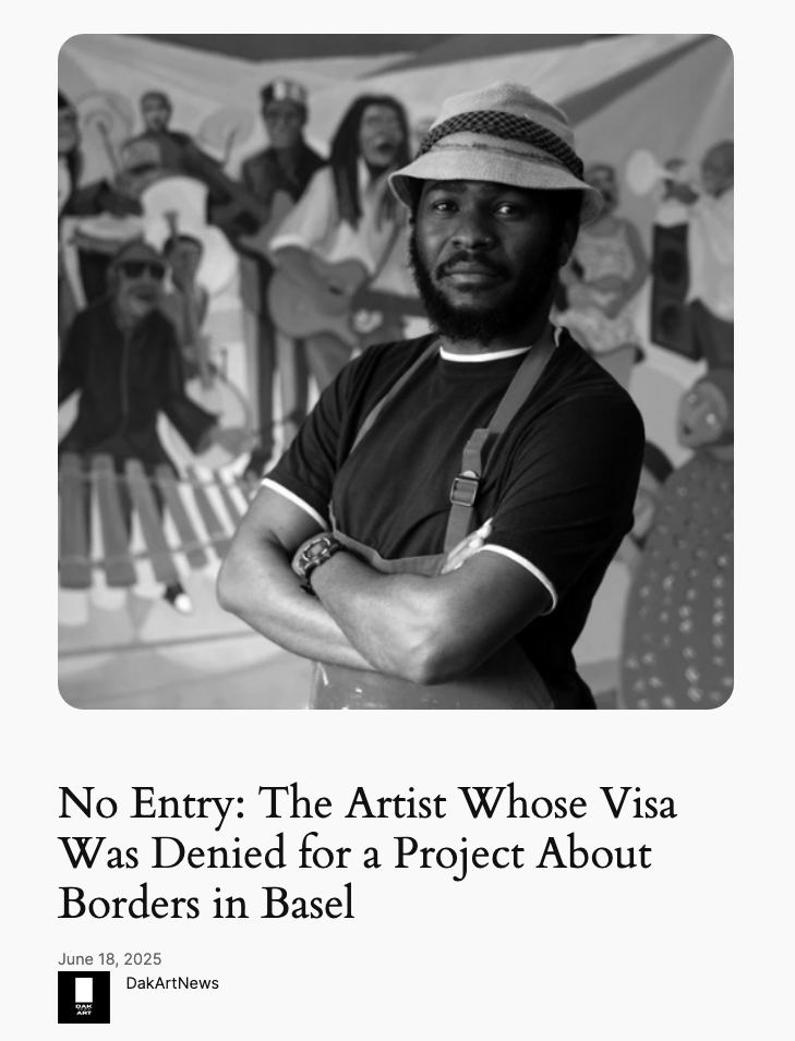 No Entry: The Artist Whose Visa Was Denied for a Project About Borders in Basel