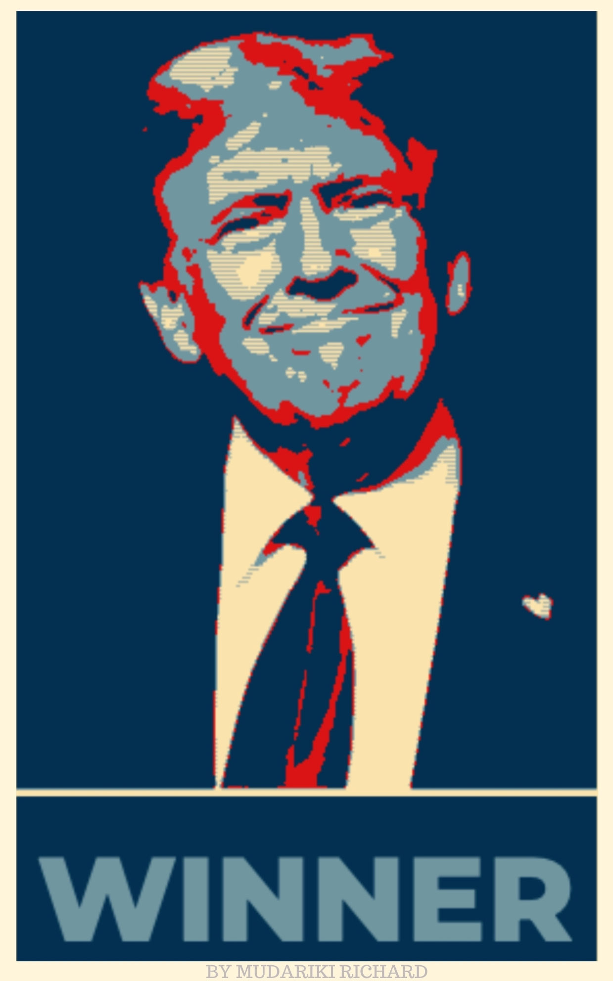 Trump WINNER Art Print Poster