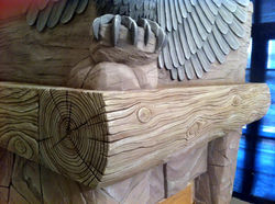 оригинальное решение отделки камина