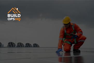 Roofer inspecting a residential roof after hurricane season, preparing for winter maintenance, and final insurance claims.