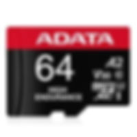 Tarjeta de memoria microSDHC ADATA Premier de 32GB con adaptador SD. Muestra certificaciones de velocidad Clase 10, U1, V10 y