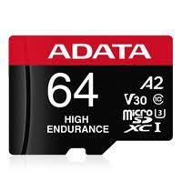 Miniatura: Tarjeta de memoria microSDHC ADATA Premier de 32GB con adaptador SD. Muestra certificaciones de velocidad Clase 10, U1, V10 y