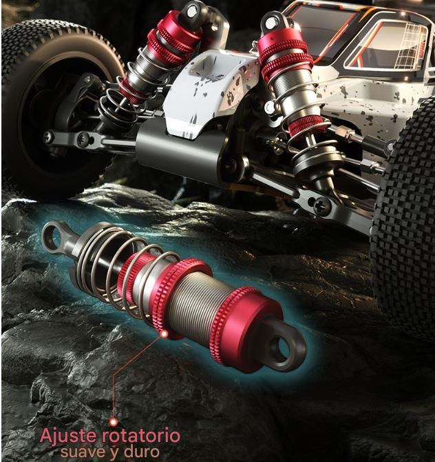 Miniatura: JJRC Q 146 B coche de control remoto 4x4 de alta velocidad, ideal para carreras y aventuras al aire libre.