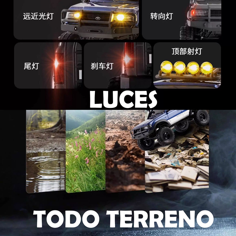 FMS FCX18 Toyota Land Cruiser LC80 azul crawler profesional Costa Rica