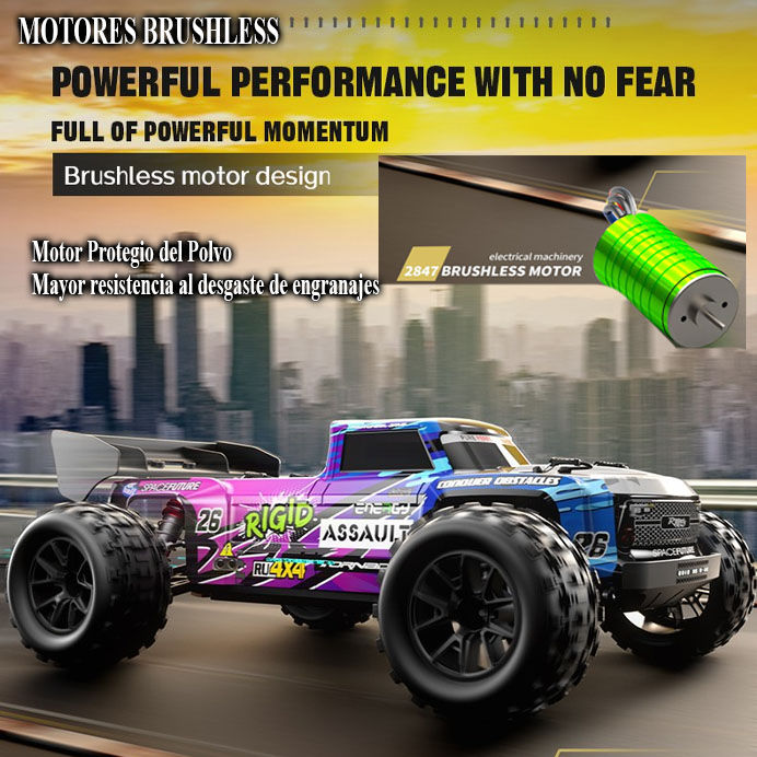 Miniatura: Carro RC JJRC C8803 profesional con 20 minutos de autonomía y alta potencia