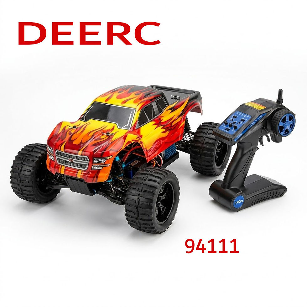 Carro Radio Control DEERC 94111 ESCALA 1:10 4WD 20 MINUTOS