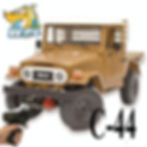 WPL C44 KM Pick-up escala 1:16 crawler 4WD color café/blanco