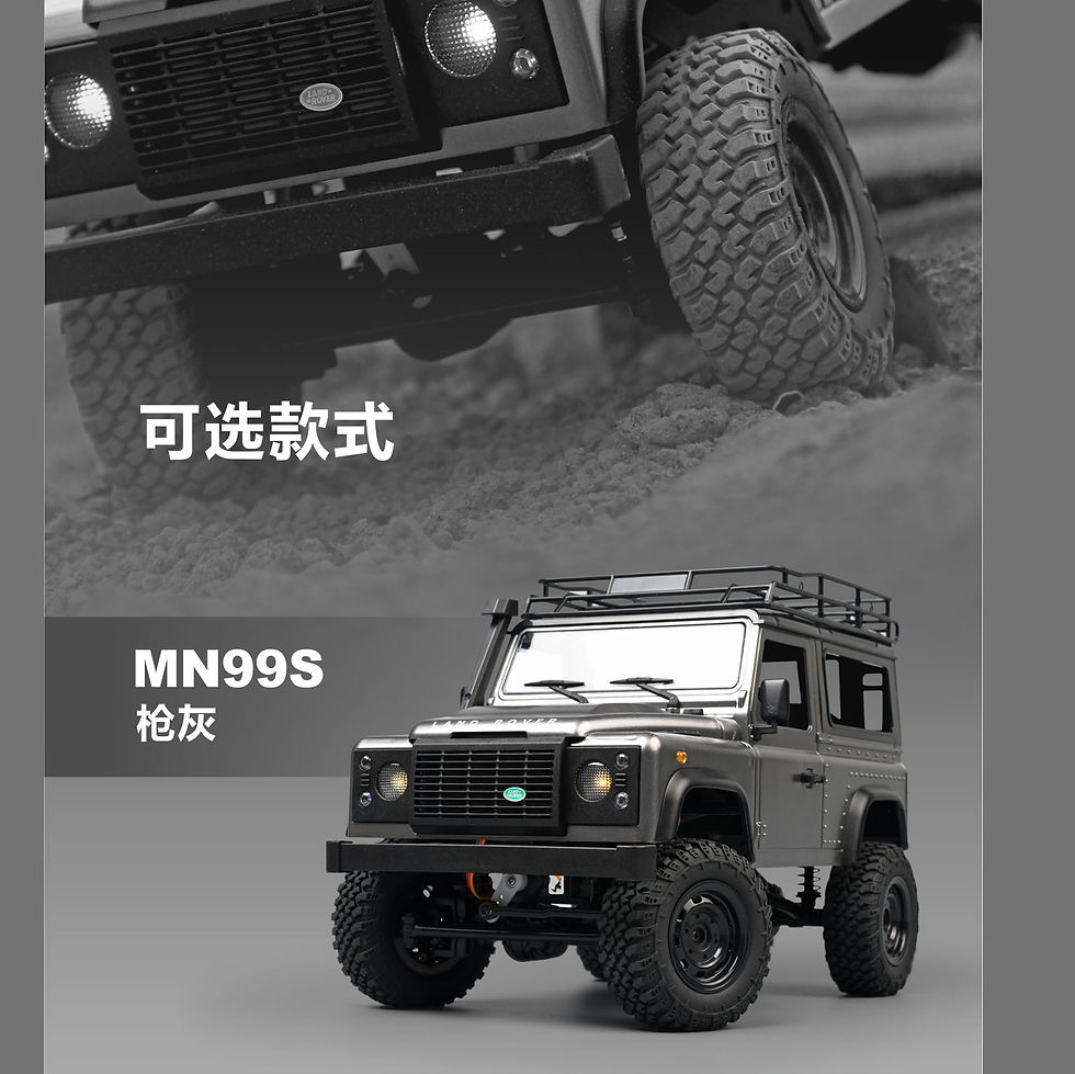 Miniatura: Vehículo de control remoto profesional MN99S para escalada 4x4