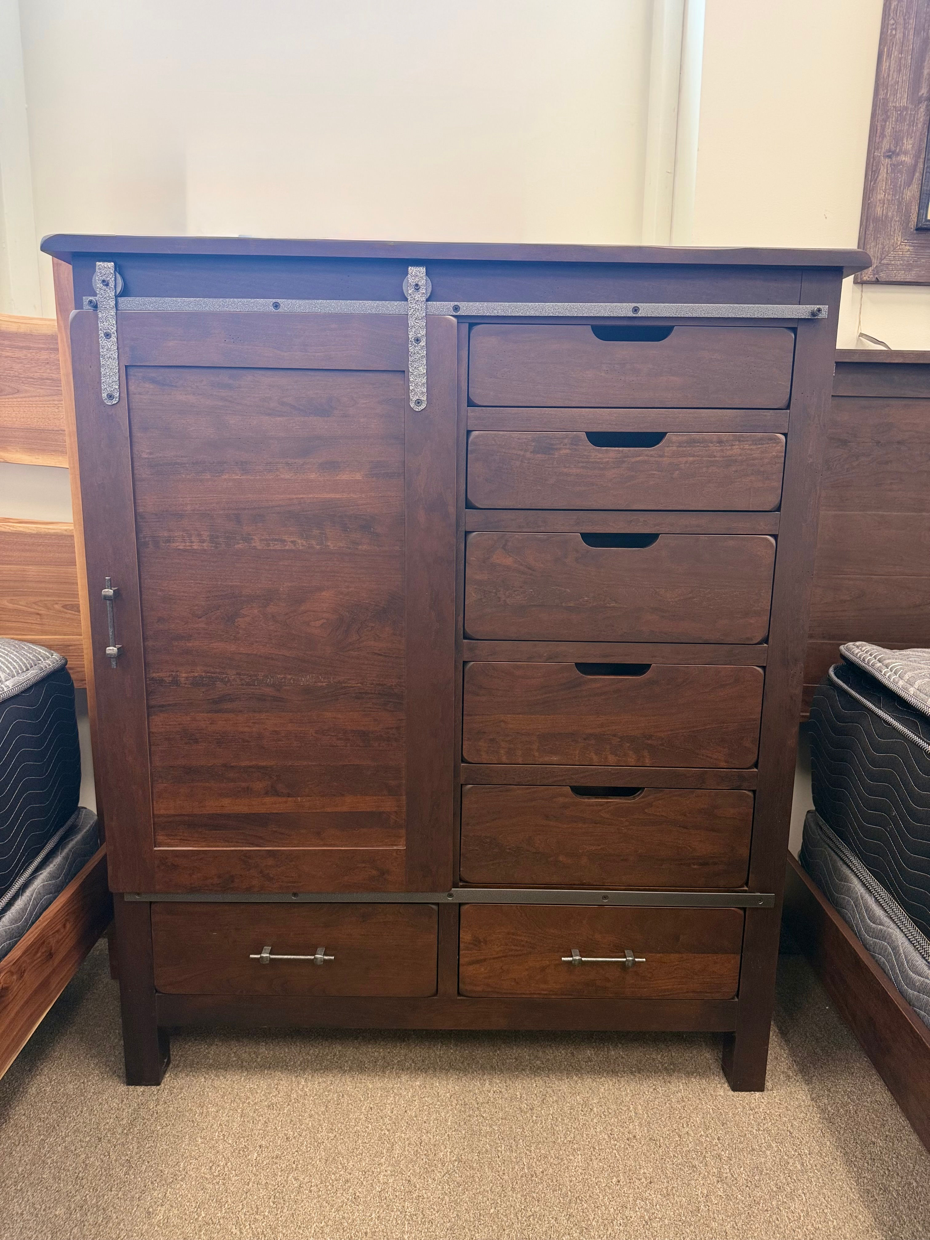 Daniel's Amish Wildwood Barndoor Armoire