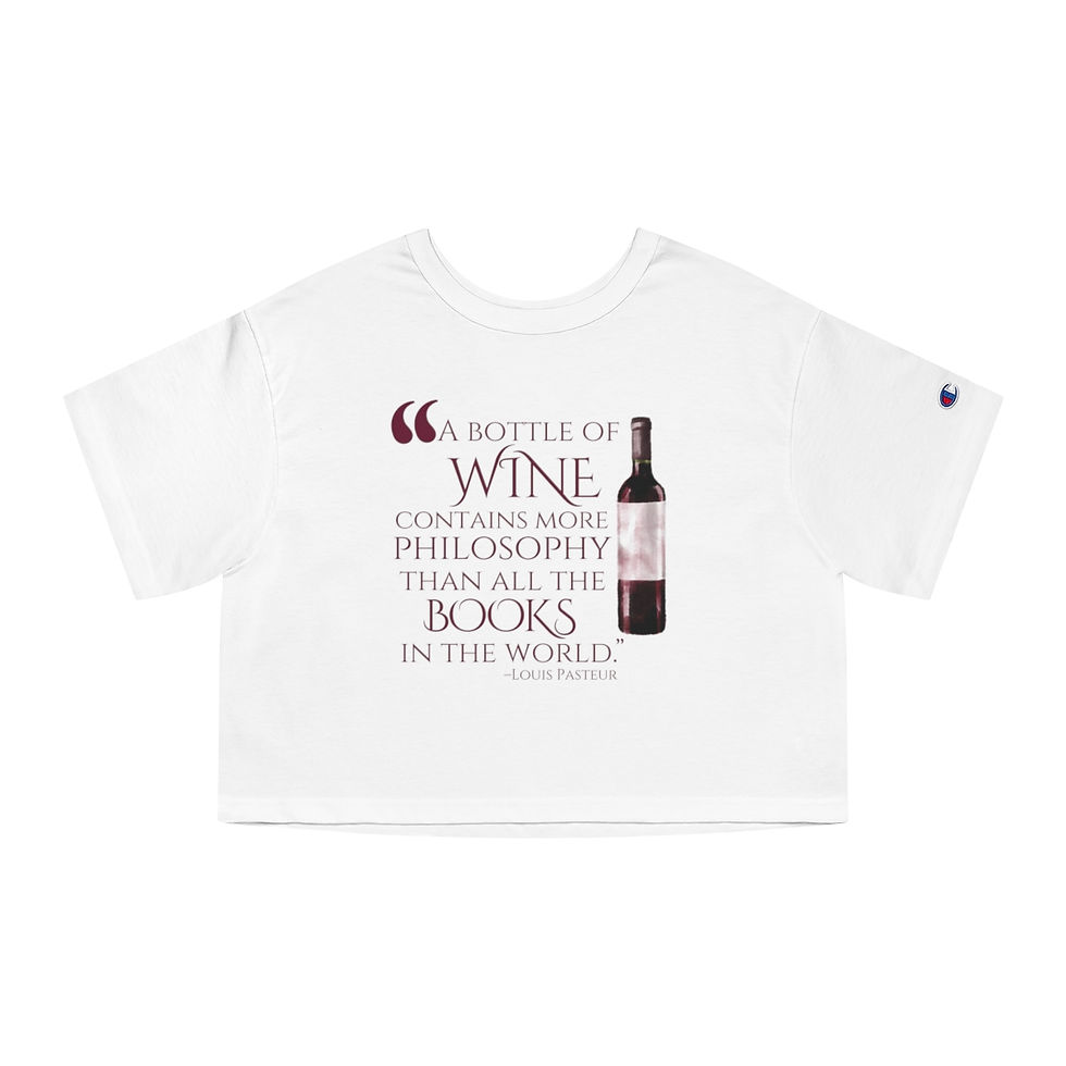 Thumbnail: Women's Quote Series Cropped Tee: Pasteur