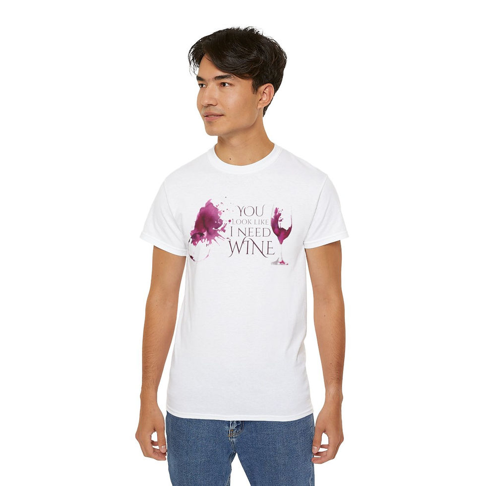 Thumbnail: Unisex Quote Series Tee: Need Wine