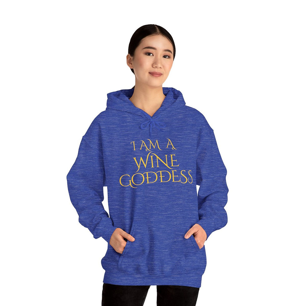 Thumbnail: Women's Wine Goddess Hoodie - Gold