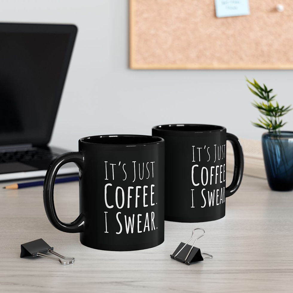 Thumbnail: Black Coffee Mug, 11oz