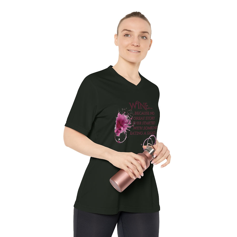 Thumbnail: Women's Quote Series V-Neck Tee: Salad