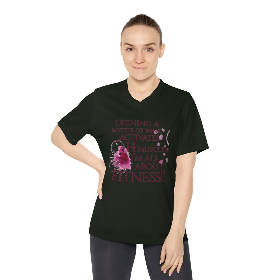 Thumbnail: Women's Quote Series V-Neck Tee: Fitness