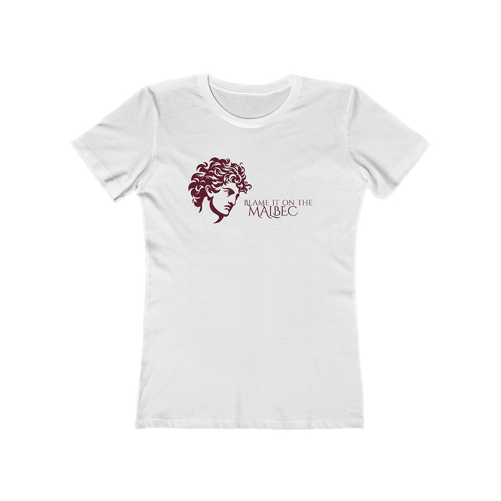 Thumbnail: Women's Grapes & Wine Series Tee: Malbec