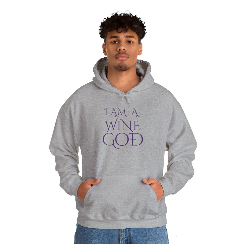 Thumbnail: Men's Wine God Hoodie - Purple