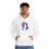 Thumbnail: Unisex Blame It On Bacchus™ Superhero Logo Hoodie - Purple