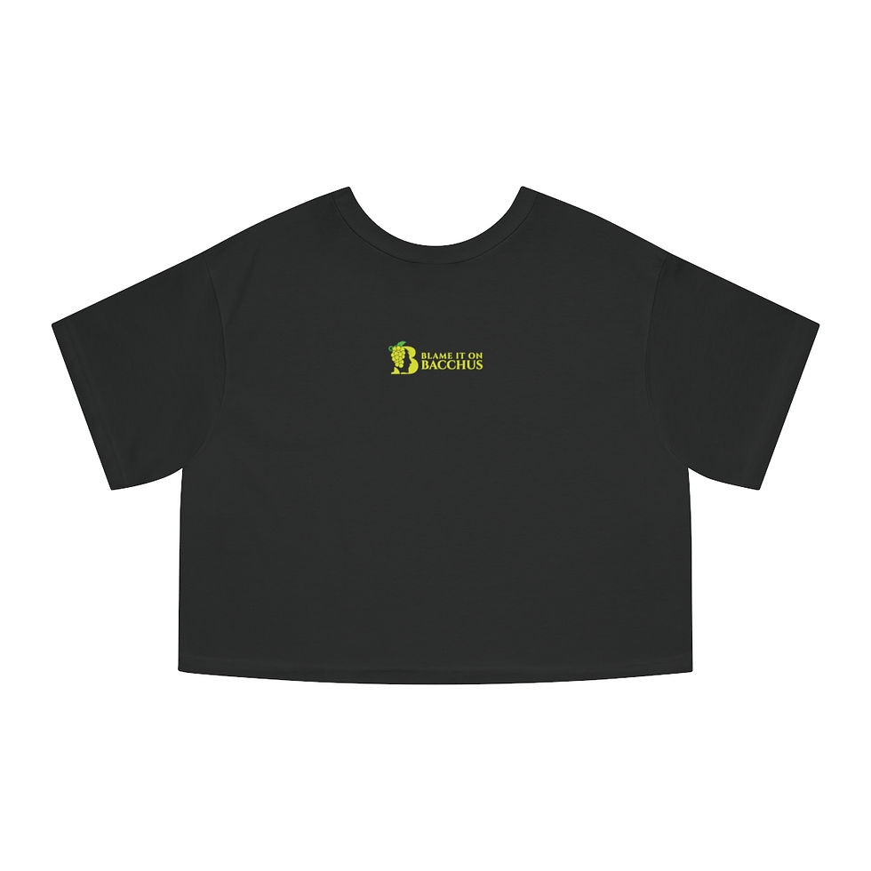 Thumbnail: Women's Grapes & Wines Series Cropped Tee: Vinho Verde