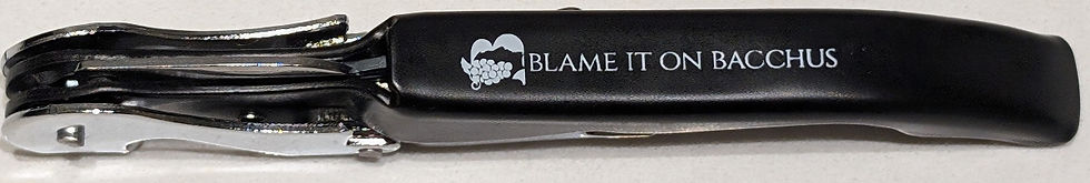 Thumbnail: Blame It On Bacchus™ Waiter's Corkscrew - Black