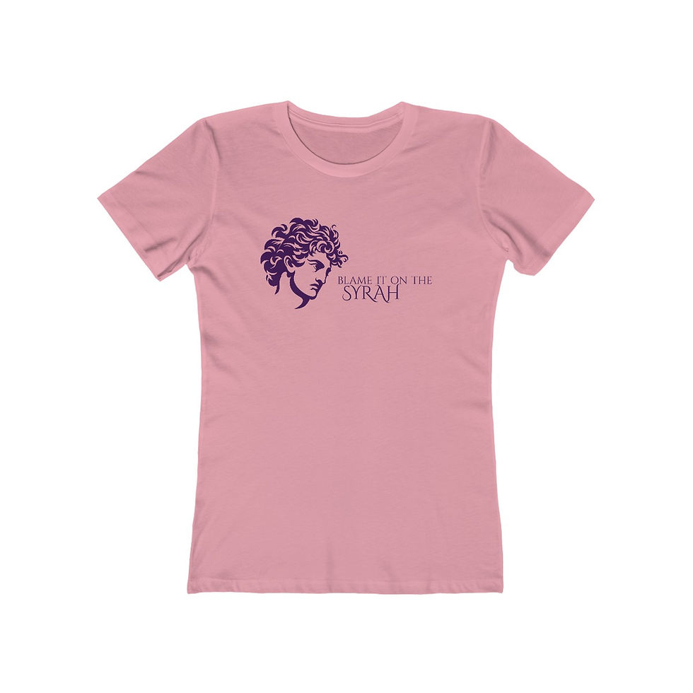 Thumbnail: Women's Grapes & Wine Series Tee: Syrah