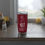 Thumbnail: Blame It On Bacchus™ 20oz Tumbler - White on Burgundy Background