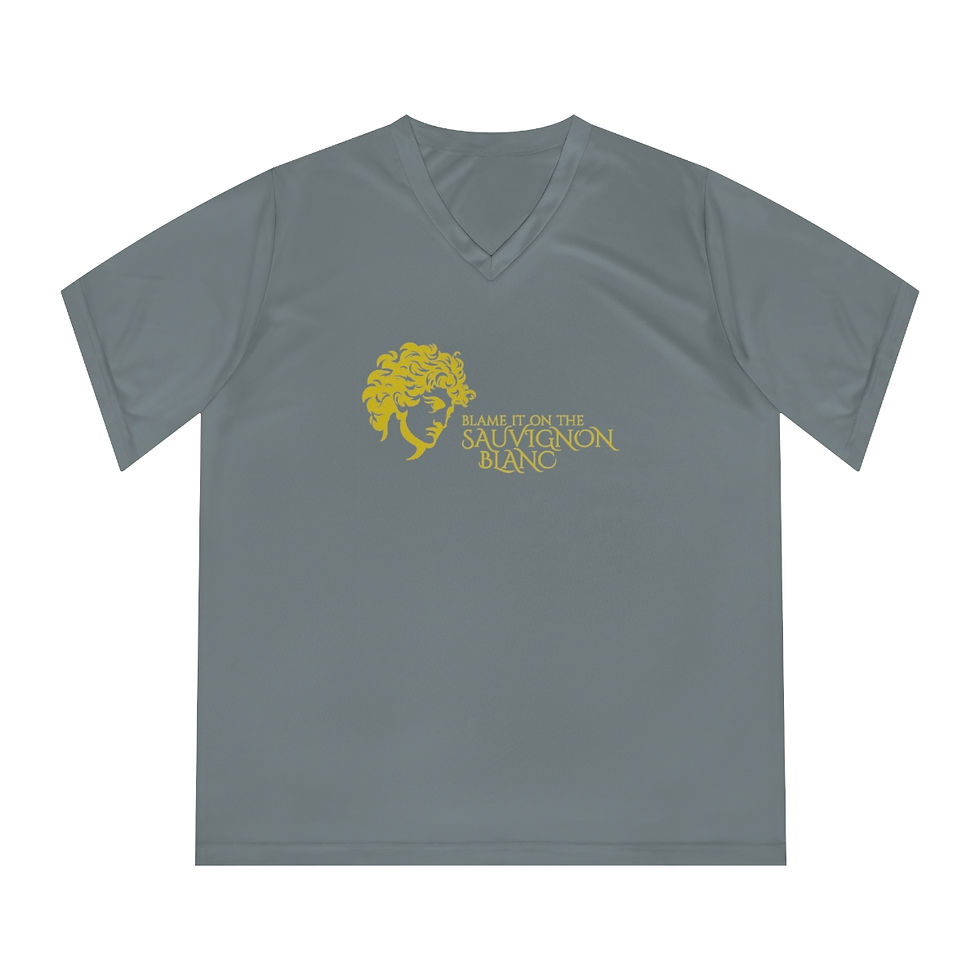 Thumbnail: Women's Grapes & Wine Series V-Neck Tee: Sauvignon Blanc