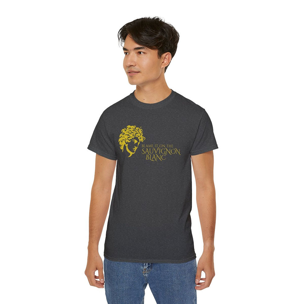 Thumbnail: Unisex Grapes & Wine Series Tee: Sauvignon Blanc