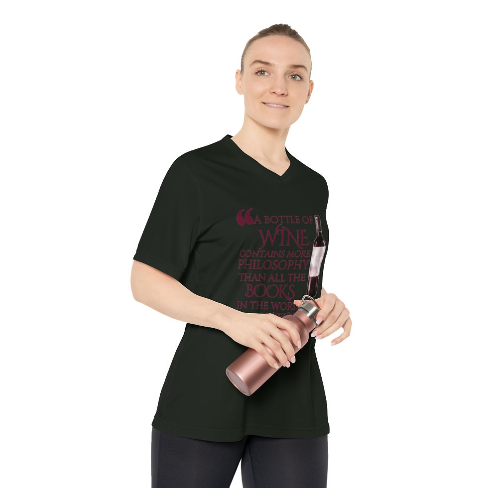 Thumbnail: Women's Quote Series V-Neck Tee: Pasteur