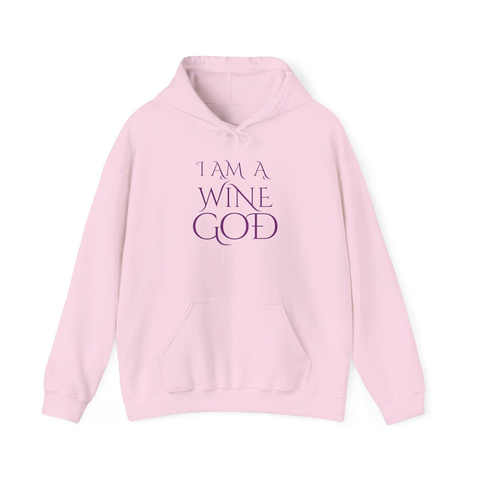 Thumbnail: Men's Wine God Hoodie - Light Purple