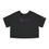 Thumbnail: Women's Blame It On Bacchus™ Logo Cropped Tee - Purple
